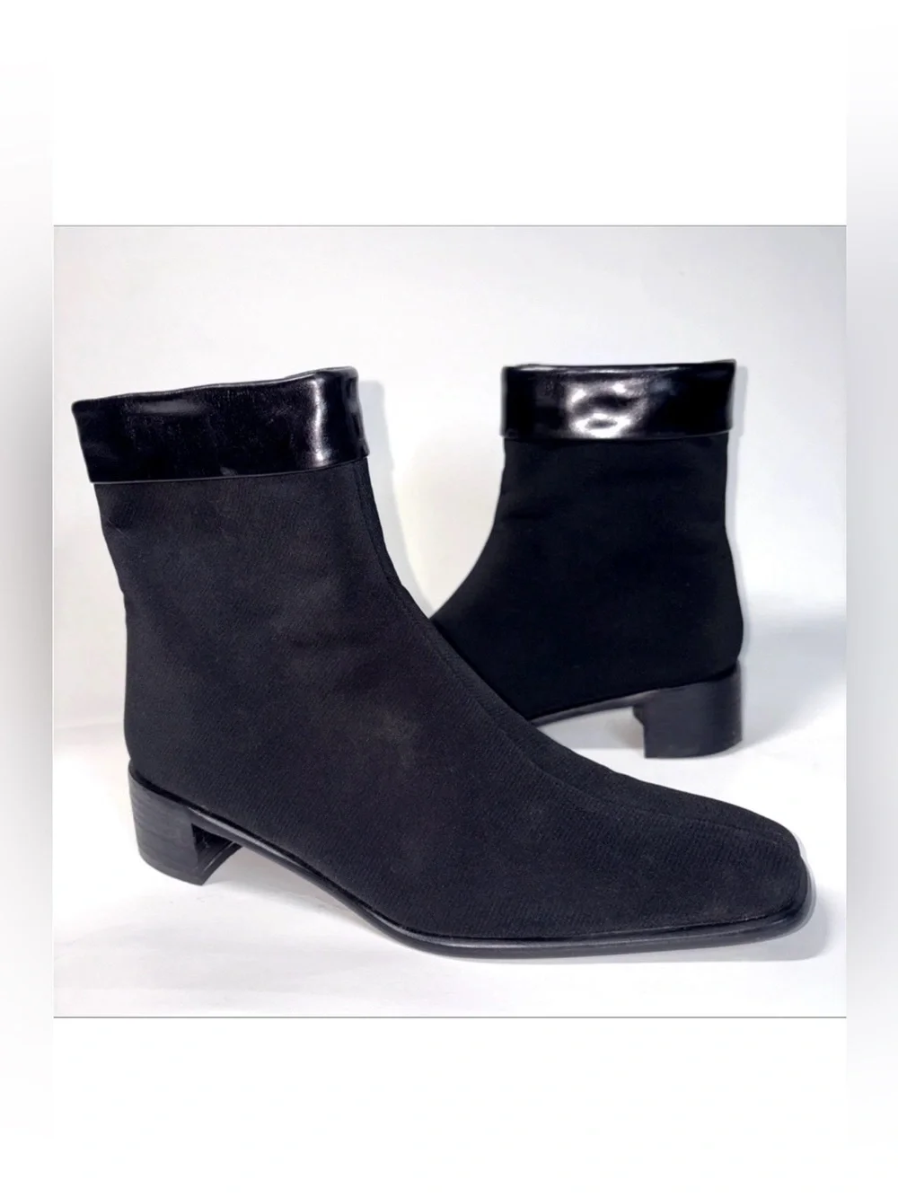 Stuart Weitzman 7 M GoreTex Chlesea Ankle Boots Rain Boots Side Zippers